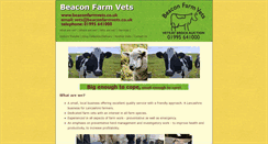 Desktop Screenshot of beaconfarmvets.co.uk